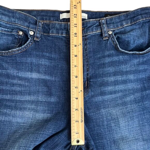 Ella Moss Womens Dark Wash High Waist Straight Leg‎ Jeans 12/31 - Picture 6 of 9